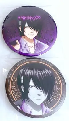 銀魂 ランダムジュエリー加工缶バッジVol.2 高杉晋助 2点セット