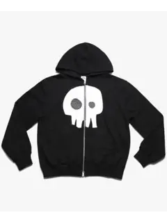 WEBHOUSE Kawaii Skull Damage Hoodie