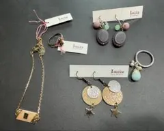 Luccica アクセサリー4点セット ＋おまけリング