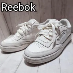 Reebok クラシック ホワイト　スニーカー 白 24cm シンプルデザインのサムネイル