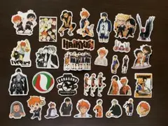 ︎ ハイキュー!! 白鳥沢学園高校 キャラクター ステッカー 31枚②