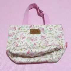 サンリオ マイメロ×キキララ 40周年記念 ミニトートバッグ ランチトート