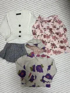 【美品・まとめ売り】ベビー 女の子 4着セット 80cm