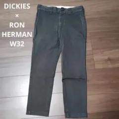 古着 dickies×RONHERMAN W32 ブラック ディッキーズ ワーク