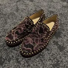 送料込 極美品 ルブタン ダンデライオン スパイク 23.5cm 39 袋付のサムネイル