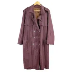 VINTAGE オーバーサイズ ビッグシルエット トレンチ コート 古着 レッド