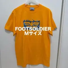 【希少】FOOTSOLDIER ロゴ Tシャツ エイプ BAPE 裏原 Mサイズ