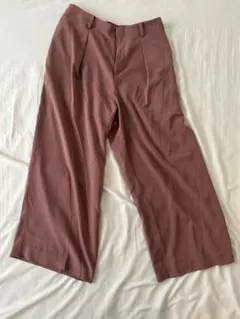UNIQLO ピンク ワイドパンツ Lサイズ
