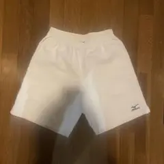 Mizuno ホワイト ハーフパンツ Lサイズ