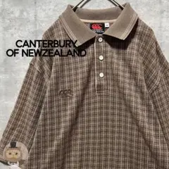 【オーバーサイズ】カンタベリー 半袖 ポロシャツ チェック 古着 メンズのサムネイル