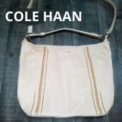 COLE HAAN　コールハーン　ベージュ　レザー　トートバッグ　2WAY