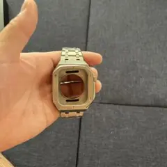 Apple Watch ケース シルバー オクタゴナルデザイン 44mm用