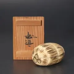 骨董 三代 真葛香山 青磁 香炉 多賓塔 茶道具 香道具 桐箱付 横浜 真葛窯 骨董 三代 真葛香山 青磁 香炉 多賓塔 茶道具 香道具 桐箱付