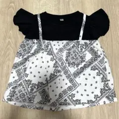 西松屋 ベビー服 キッズ服 トップス ワンピ風 95cm