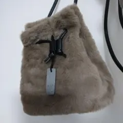 ふわもこバッグ《コンチェ ペイエ アデュートリステス》2way巾着バッグ