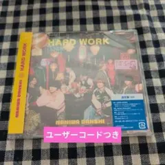 なにわ男子 HARDWORK CD 通常盤