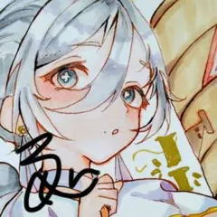 猫*山様 【一点物 手描き 原画】 猫耳 女の子 オリジナルイラスト