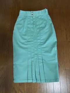 Lily Brown グリーンレトロスカート