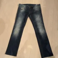 美品　ディーゼル　lowette　スリムストレートデニム　ユーズド加工