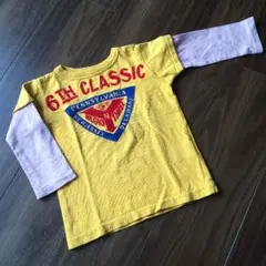 デニム&ダンガリー♡重ね着風ロンT♡110cm