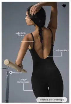 Alo yoga Airbrush One And Done Onsie XS