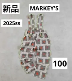 【新品】MARKEY'S ホーガン パイルメロ2wayサロペット 100