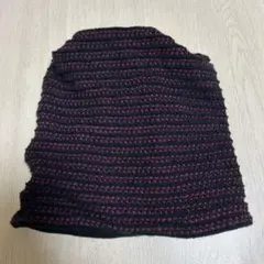 リバーシブルニットネックウォーマー