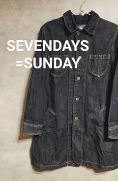 SEVENDAYS=SUNDAY　セブンデイズサンデイ　デニムジャケット　フリー