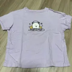 ユニクロ　ちいかわ　キッズ　半袖Tシャツ　紫　【100】