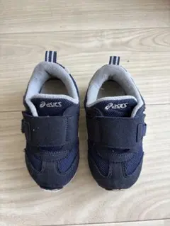 アシックス asics ベビースニーカー 14.5cm ネイビー　スクスク