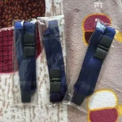 ネイビー ナイロン ストラップ 3本セットとポーチ