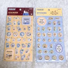 PEANUTS フロッキーシール 2種セット