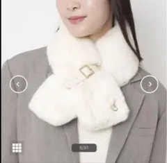 フルラ / 雑貨 フェイクファー ベルト差し込みマフラー ストール・マフラー