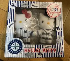 HELLO KITTY ニューヨーク・ヤンキース　マリナーズ ぬいぐるみ