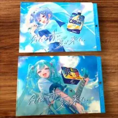 LOTTE 初音ミク 星街すいせい A4 クリアファイル 2枚 - メルカリ