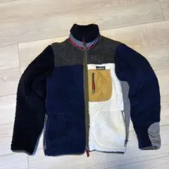 K.MAYER フリースジャケット ネイビー/グレー/ホワイト