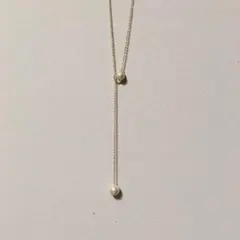 2way！ラウンド×パールのネックレス♪