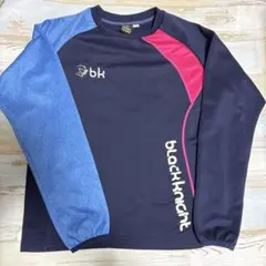 ブラックナイト　ライトトレーナー　black knight ネイビー　ブルーXS