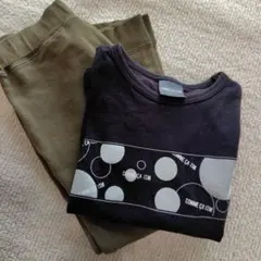長袖カットソー ＆スウェットパンツ セット