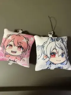 カラフルピーチ のあ どぬく クッションキーホルダー
