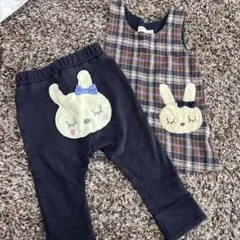 【KP 3点セット】ジャンバースカート•ズボン•インナー