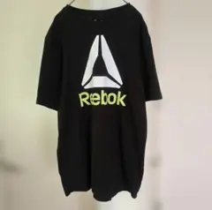 Reebok Tシャツ ブラック ロゴプリント