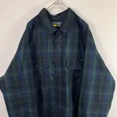 USA古着 エディーバウアー Eddie Bauer 長袖 シャツ グランパコア