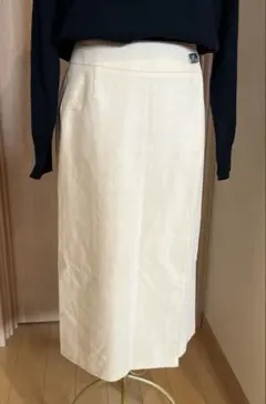 【美品】BURBERRY LONDON/巻きスカート内側ノバチェック/ベージュ