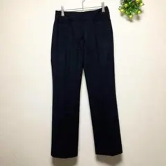 ナチュラルビューティーベーシック【XS】スラックスストレートパンツ オフィス通勤