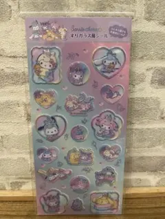 正規品 サンリオ すりガラス風シール マイメロ クロミ ユニコーン ゆめかわ