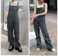 JEANASIS サイドポケットデニムサロペット