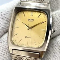 OH整備済】 88年製 セイコードルチェ 超硬ケース年差クォーツ極美品