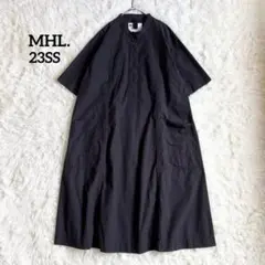 23SS MHL LIGHTWEIGHT COTTON NYLON ワンピース