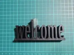 WELCOME プレート